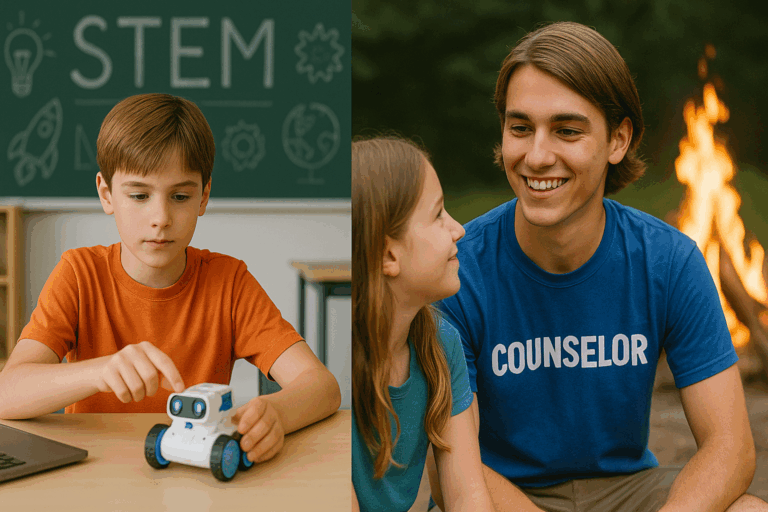 Camper growing older to become a counsellor